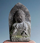 Stone Shaka Buddha Nyorai Sakyamuni Edo 18 c.
