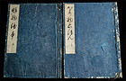 2 vol. Buddhist architectural guide woodblock-print Edo