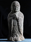 Stone Jizo Bosatsu Bodhisattva Buddha Kannon Edo 18 c.