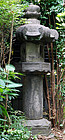 Stone Lantern Ishi-Doro Buddha Tea Garden Edo 17 c.