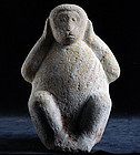 Stone Monkey Hear No Evil Kikazaru Edo 19 c.