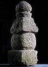 Stone Gorinto 5-Tiered Stupa Pagoda Nanbokucho 14 c.