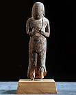 Wooden Kongara-Doji Fudo-Myo Buddhist Sculpture 14/15c.