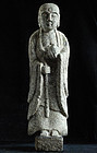 Granite Jizo Bosatsu Bodhisattva Buddha Edo 17/18 c.