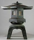 Bronze Yukimi-doro Snow-viewing Lantern Meiji/Taisho