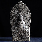 Stone Jizo Bosatsu Bodhisattva Edo 17/18 c.