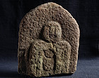 Stone Jizo Bosatsu Bodhisattva Fragment Edo 17/18 c.