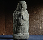 Stone Jizo Bosatsu Bodhisattva Edo 18 c.