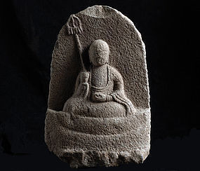 Stone Jizo Bosatsu Bodhisattva Momoyama/Edo 16/17 c.