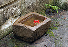 Stone Water Basin Mizubachi Chouzubachi Edo 17 c.