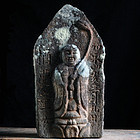 Stone Jizo Bosatsu Bodhisattva Kaei 4 (1851) Edo Period