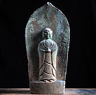 Stone Jizo Bosatsu Bodhisattva Late-Edo/Meiji 19 c.