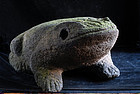 Stone Frog Kaeru Japanese Garden Lantern Edo 19 c.