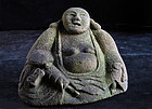 Stone Hotei Shichifukujin Seven Lucky Gods Edo 19 c.