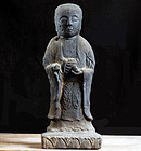 Stone  Jizo Bosatsu Butsudan Momoyama/Edo ca. 1600