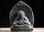 Stone Yakushi Nyorai Buddha Edo 17/18 c.