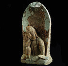 Stone Nyoirin Kannon Bosatsu Bodhisattva Edo Period