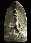 Stone Sho-Kannon Bosatsu Bodhisattva Edo 18/19 c.