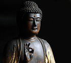 Gilt-Wood Amida Nyorai Buddha Muromachi 15 c.