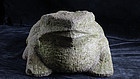 Stone Toad Frog Kaeru Meiji ca. 1900