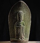 Stone Jizo Bosatsu Bodhisattva Edo 18/19 c.