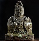 Stone Sculpture Sho-Kannon Bosatsu Edo 18/19 c.