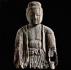 Wooden Buddha Fragment Late-Heian/Nanbokucho 12~14 c.