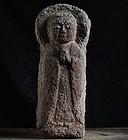 Stone Jizo Bosatsu Bodhisattva Edo 18 c.