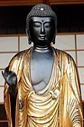 Wooden Standing Amida Nyorai Buddha Nanbokucho/Muromachi