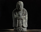Stone Jizo Bosatsu Bodhisattva Mid-Edo 18 c.