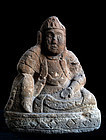 Stone Nyoirin Kannon Bosatsu Mid-Edo 18 c.