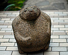 Stone Tanuki Japanese Raccoon Dog Granite Edo 17 c.