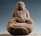 Stone Jizo Bosatsu Edo Period 19 c.