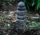 Stone Gorinto 5-Tiered Stupa Pagoda Jizo Edo 17 c.