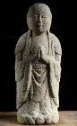 Stone (Granite) Jizo Bosatsu Edo 17/18 c.