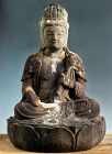 Stone Seated Sho-Kannon Bosatsu Bodhisattva Mid-Edo 18 c.