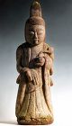 Stone Standing Sho-Kannon Bosatsu Bodhisattva Mid-Edo 18th c.