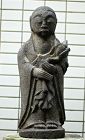 Stone Standing Jizo Bosatsu Shotoku 7 (1717) Mid-Edo Period