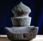 Stone Fragment of a Gorinto Five-Tiered Stupa Muromachi 16 c.