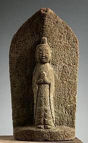 Stone Seishi Bosatsu bodhisattva Buddha Edo