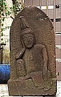 Stone Nyoirin Kannon Bosatsu bodhisattva Buddha Edo 17c