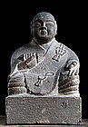 Stone Kukai Kobo Daishi Shingon Jizo Buddha Meiji