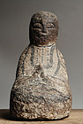 Stone Jizo Bosatsu Bodhisattva Buddha Kannon Edo 19 c.