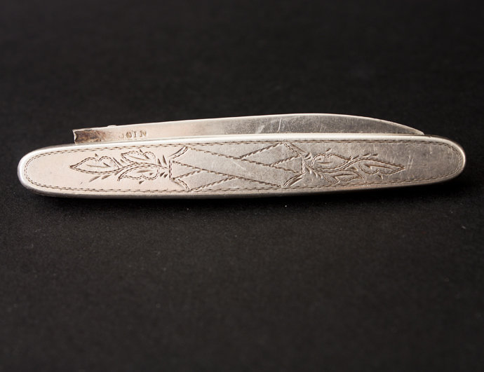American Coin Silver Pocket Knife