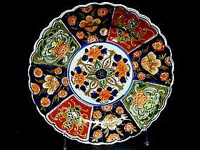 An Antique Japanese Imari Plate, Meiji Period