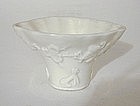 Small Chinese Blanc de Chine Libation 
Cup
