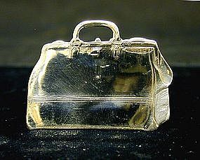 Antique American Sterling Silver Luggage Tag