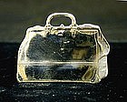 Antique American Sterling Silver Luggage Tag
