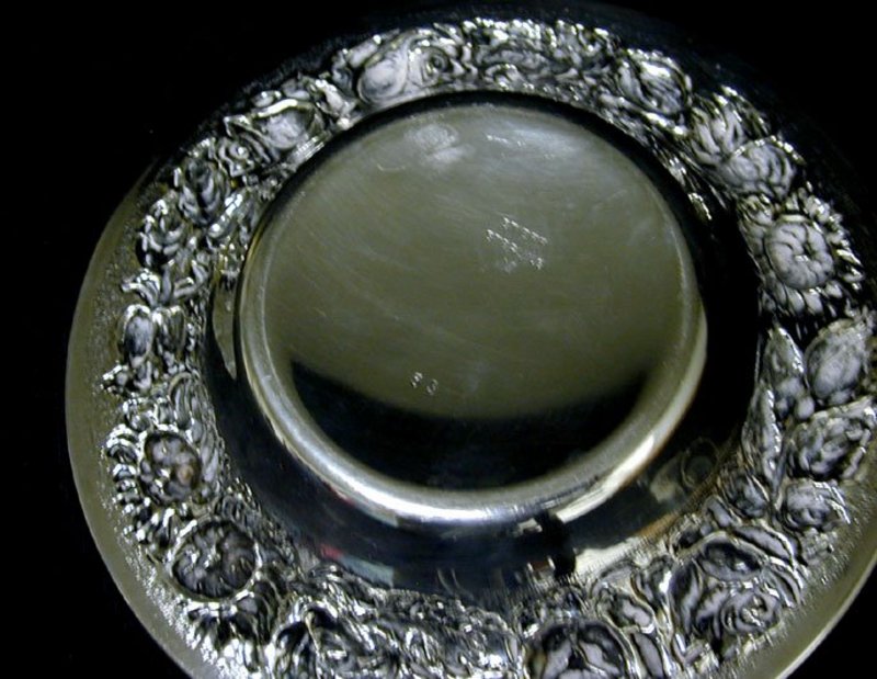Stieff &quot;rose&quot; Sterling Silver Bowl,c1947