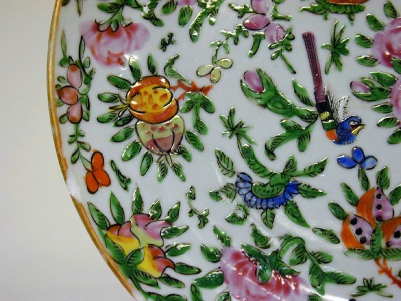 19thc Chinese Export Famille Rose Plate